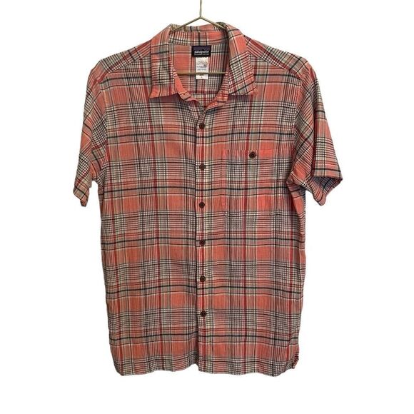 Patagonia Other - Patagonia Organic Cotton Plaid Short Sleeves Button Down Shirt S